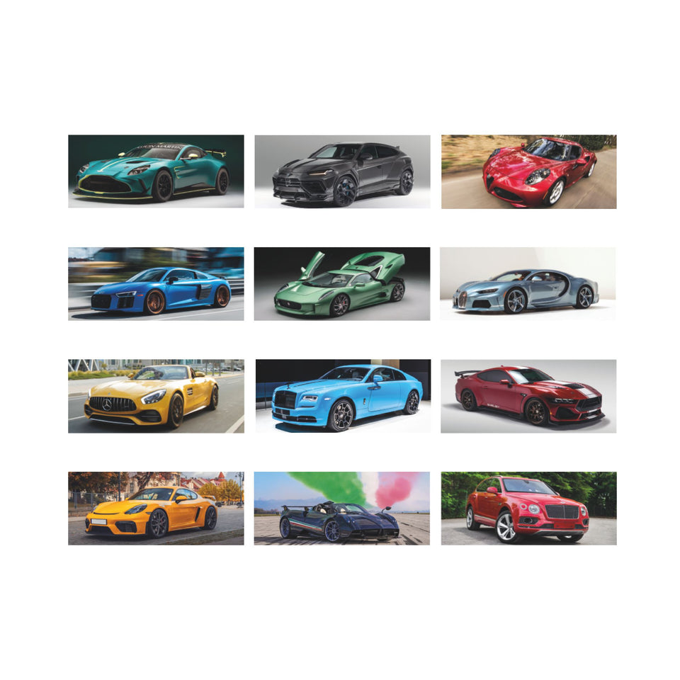 CALENDARIO DA TAVOLO AUTO SPORTIVE personalizzato con logo - Pubblienne