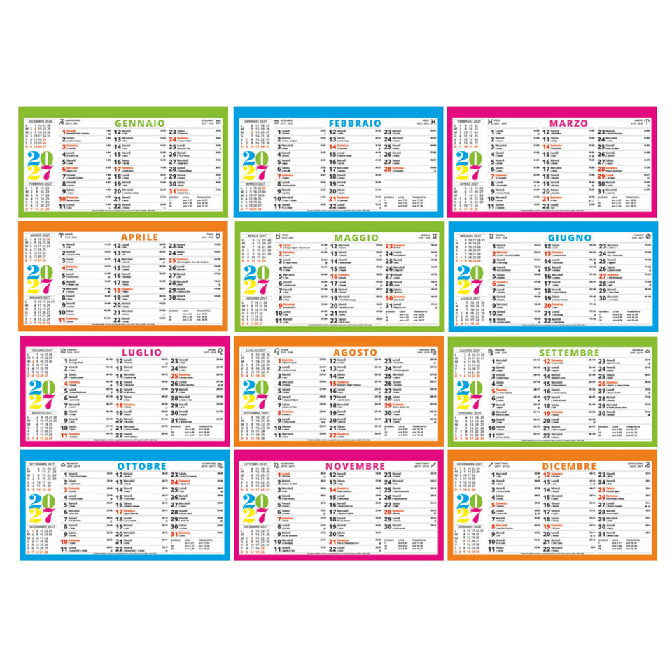 CALENDARIO DA TAVOLO SVEDESE personalizzato con logo - Pubblienne