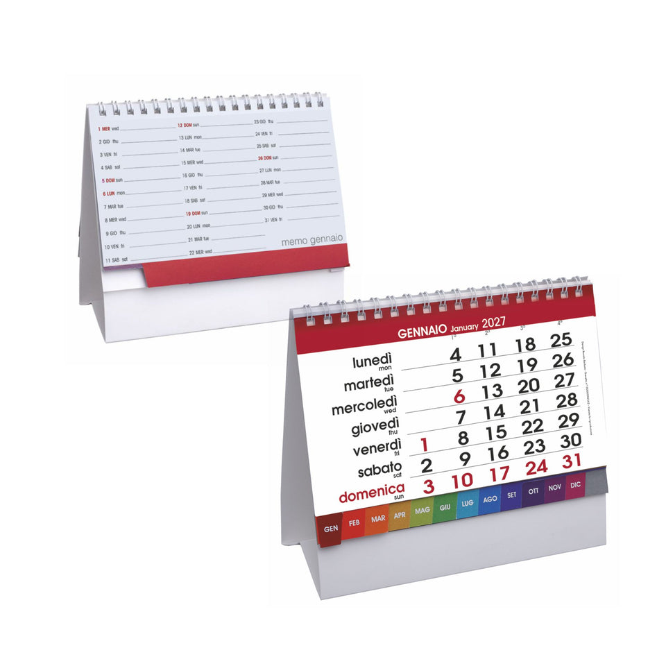 CALENDARIO DA TAVOLO DESK personalizzato con logo - Pubblienne