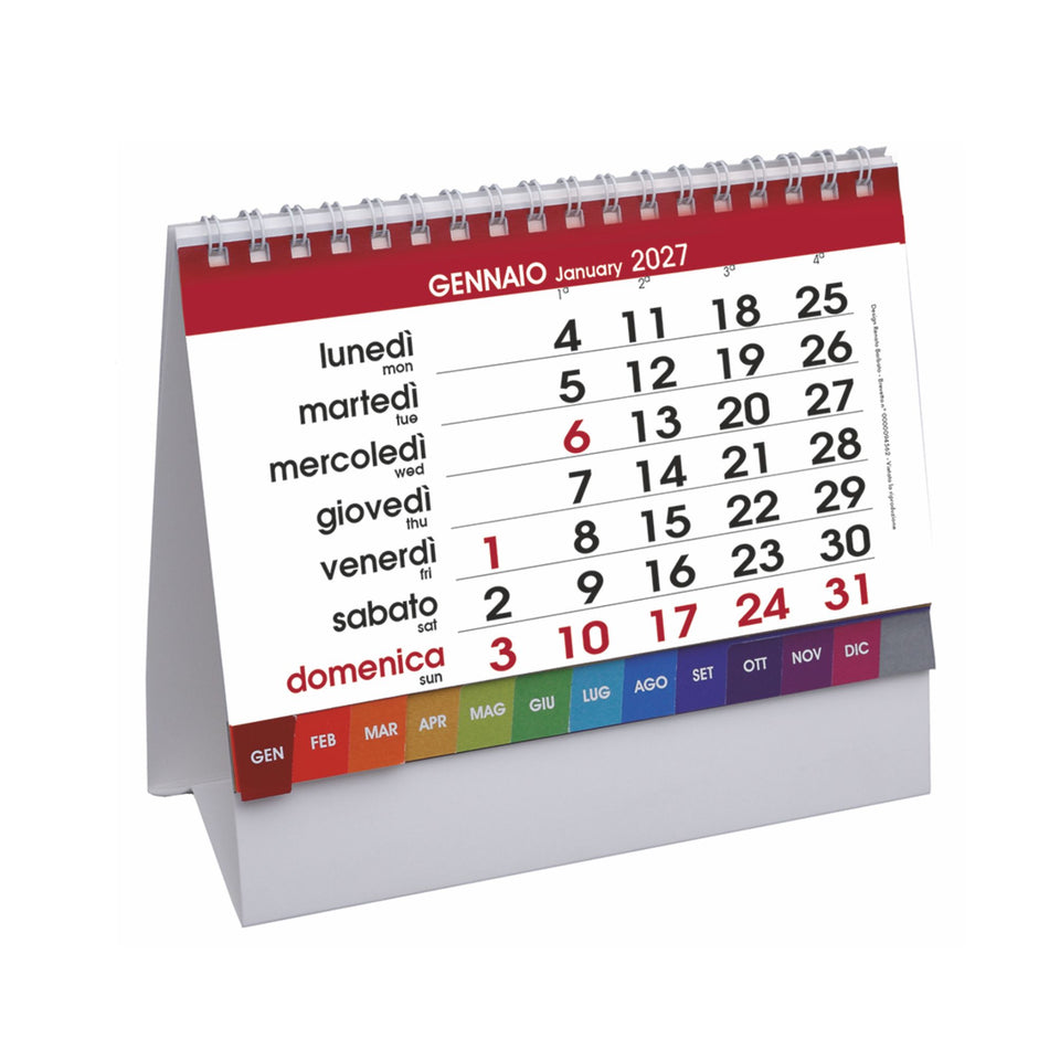CALENDARIO DA TAVOLO DESK personalizzato con logo - Pubblienne