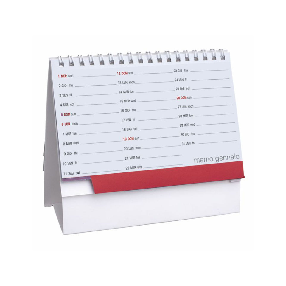 CALENDARIO DA TAVOLO DESK personalizzato con logo - Pubblienne