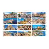 SICILIA - Calendario Illustrato da Tavolo personalizzato con logo - Pubblienne