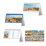 ROMA - Calendario Illustrato da Tavolo personalizzato con logo - Pubblienne