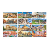 ROMA - Calendario Illustrato da Tavolo personalizzato con logo - Pubblienne
