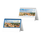 ROMA - Calendario Illustrato da Tavolo personalizzato con logo - Pubblienne