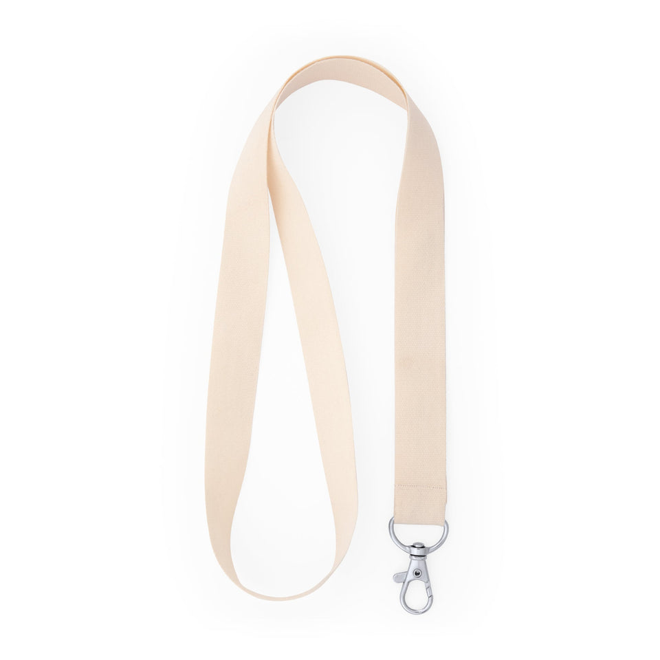 0809 Eco Meet - Lanyard In Cotone Con Moschettone personalizzato con logo - Pubblienne