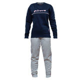 TUTA DONNA 100 G/COLLO CON BANDA IN FELPA personalizzato con logo - Pubblienne