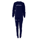 TUTA DONNA 104 G/COLLO CON PAILLETTES IN FELPA personalizzato con logo - Pubblienne