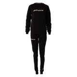 TUTA DONNA 104 G/COLLO CON PAILLETTES IN FELPA personalizzato con logo - Pubblienne