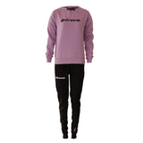 TUTA DONNA 104 G/COLLO CON PAILLETTES IN FELPA personalizzato con logo - Pubblienne