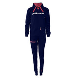 TUTA DONNA 105 PAILLETTES CON CAPP in FELPA personalizzato con logo - Pubblienne