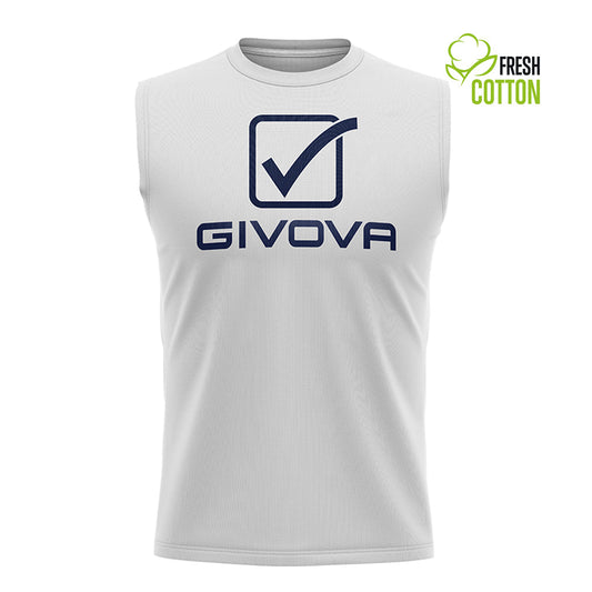 CANOTTA COTONE SPONSOR LOGO BIG personalizzato con logo - Pubblienne