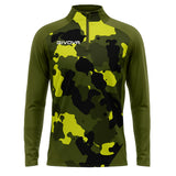 MAGLIA TECNICA HALF ZIP ARMY personalizzato con logo - Pubblienne