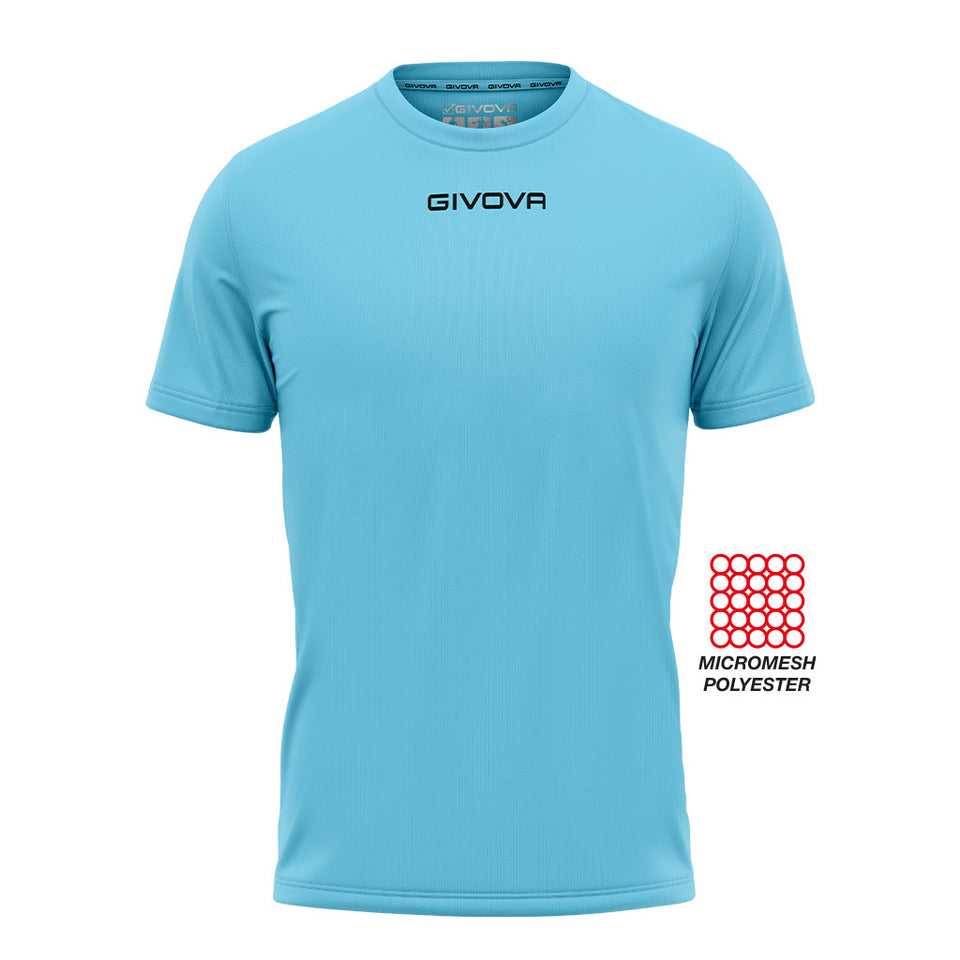 SHIRT GIVOVA ONE MICROFORATA personalizzato con logo - Pubblienne
