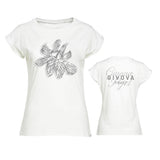 T-SHIRT LADY FLORAL personalizzato con logo - Pubblienne