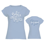 T-SHIRT LADY FLORAL personalizzato con logo - Pubblienne