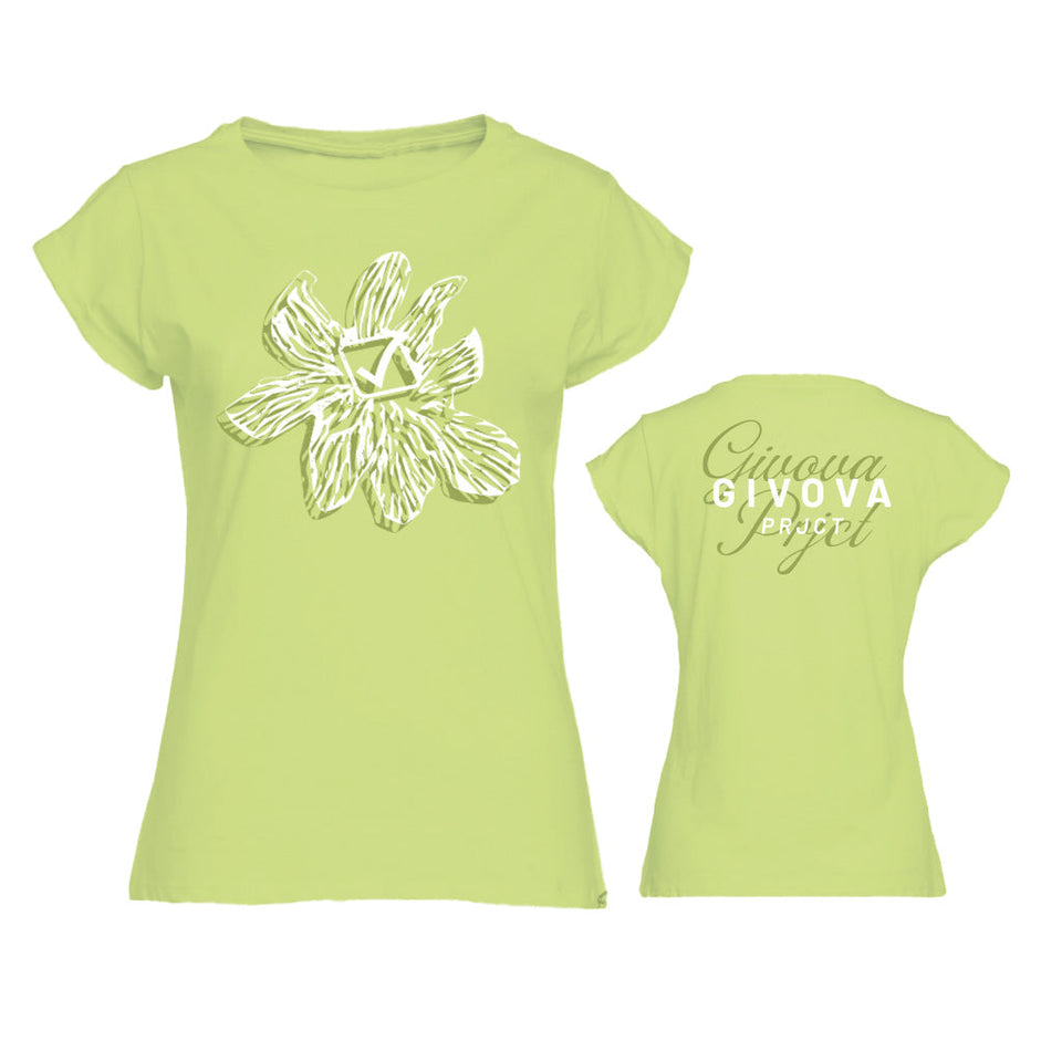 T-SHIRT LADY FLORAL personalizzato con logo - Pubblienne