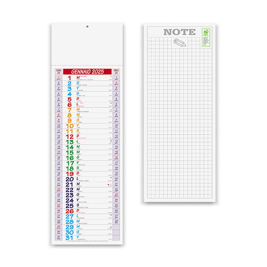 CALENDARIO SLIM NEUTRO personalizzato con logo - Pubblienne