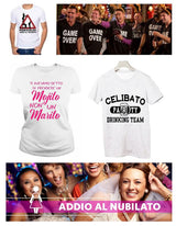 T-shirt Celibato - Nubilato personalizzato con logo - Pubblienne