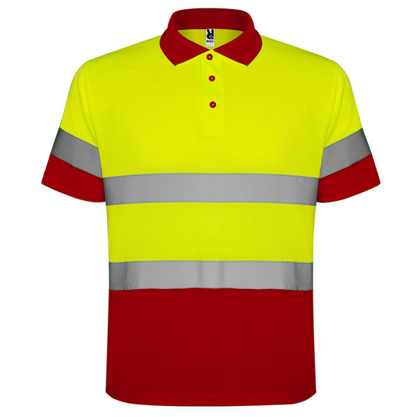 R9302 - Roly Polaris Polo Uomo Alta Visibilità personalizzato con logo - Pubblienne