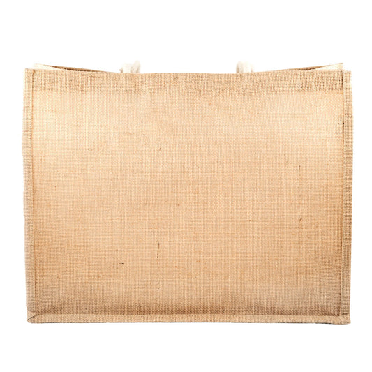 0956 Ponza - Borsa Mare In Juta Dimensioni: 44,5cm/14cm/35cm personalizzato con logo - Pubblienne