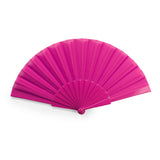 6027 Wedding - Ventaglio Con Stecche In Plastica E Tessuto In Poliestere personalizzato con logo - Pubblienne
