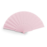 6027 Wedding - Ventaglio Con Stecche In Plastica E Tessuto In Poliestere personalizzato con logo - Pubblienne