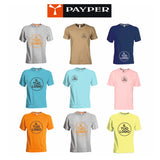 T-Shirt PAYPER - SUNSET  Uomo e Donna personalizzato con logo - Pubblienne