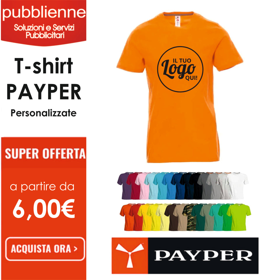 T-Shirt PAYPER - SUNSET  Uomo e Donna