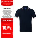 POLO ITALY personalizzato con logo - Pubblienne