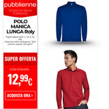 POLO MANICA LUNGA  Roly personalizzato con logo - Pubblienne