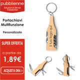 0493                     - PORTACHIAVI  CUORE personalizzato con logo - Pubblienne
