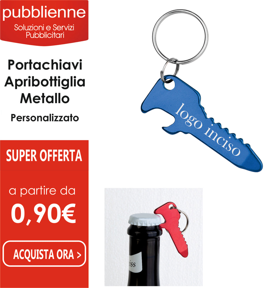 KEY OPENER personalizzato con logo - Pubblienne