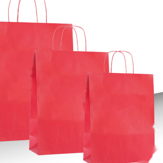 Shopper colorata stampa a caldo manico a cordino