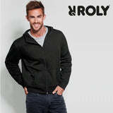Felpa unisex con cappuccio e zip intera Adulto e Bambino personalizzato con logo - Pubblienne