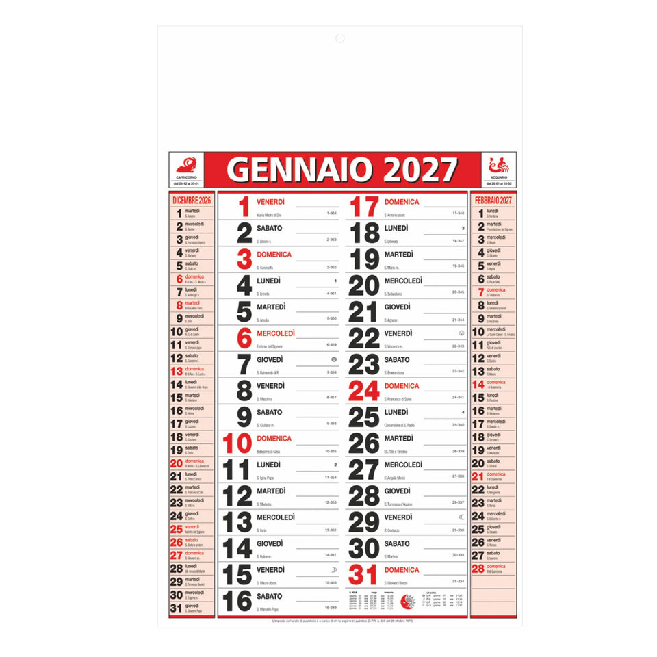 Calendario Olandese