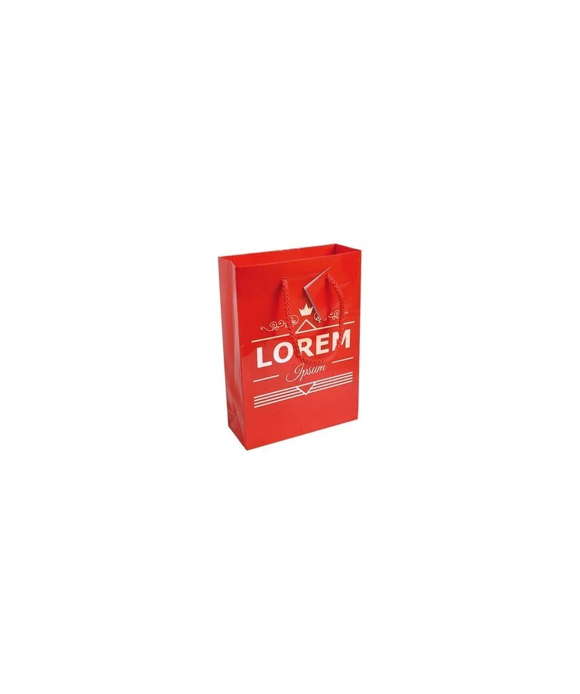 Shopper in carta laminata lucida