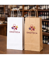 Shopper portabottiglie in carta