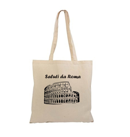 Shopper Cotone Souvenir personalizzato con logo - Pubblienne