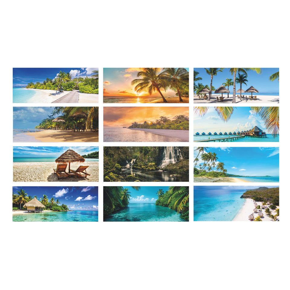 Tropical Calendario da tavolo. personalizzato con logo - Pubblienne
