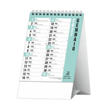 Calendario da tavolo Norvegese 12 fogli personalizzato con logo - Pubblienne