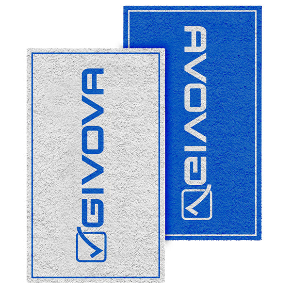 TELO MARE DOUBLE FACE 80*165 personalizzato con logo - Pubblienne