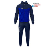 TUTA VISA MELANGE CON CAPPUCCIO POLARFLEECE personalizzato con logo - Pubblienne