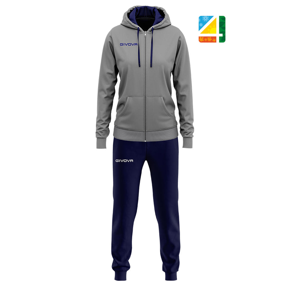 TUTA KING DONNA COTONE TERRY personalizzato con logo - Pubblienne