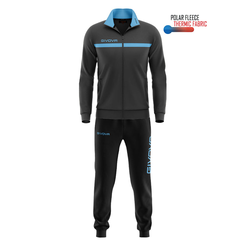 TUTA GIVOVA ONE FULL ZIP POLARFLEECE personalizzato con logo - Pubblienne