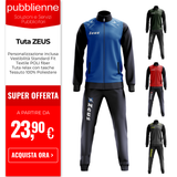 Tuta ZEUS personalizzato con logo - Pubblienne