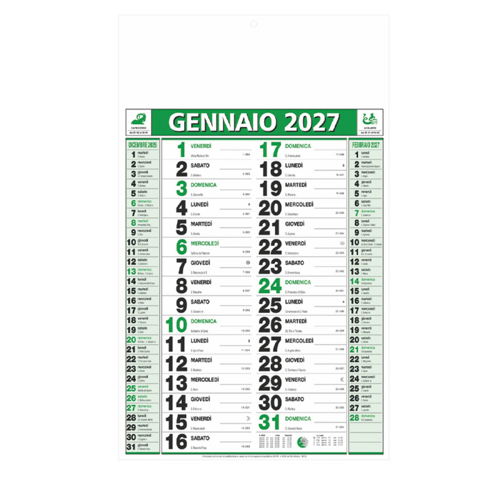 Calendario Olandese