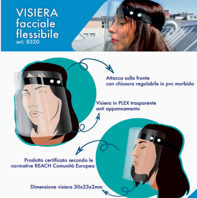 Visiera Parafiato Flex personalizzato con logo - Pubblienne